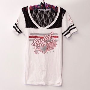 Women's Sinful T-shirt Size Medium